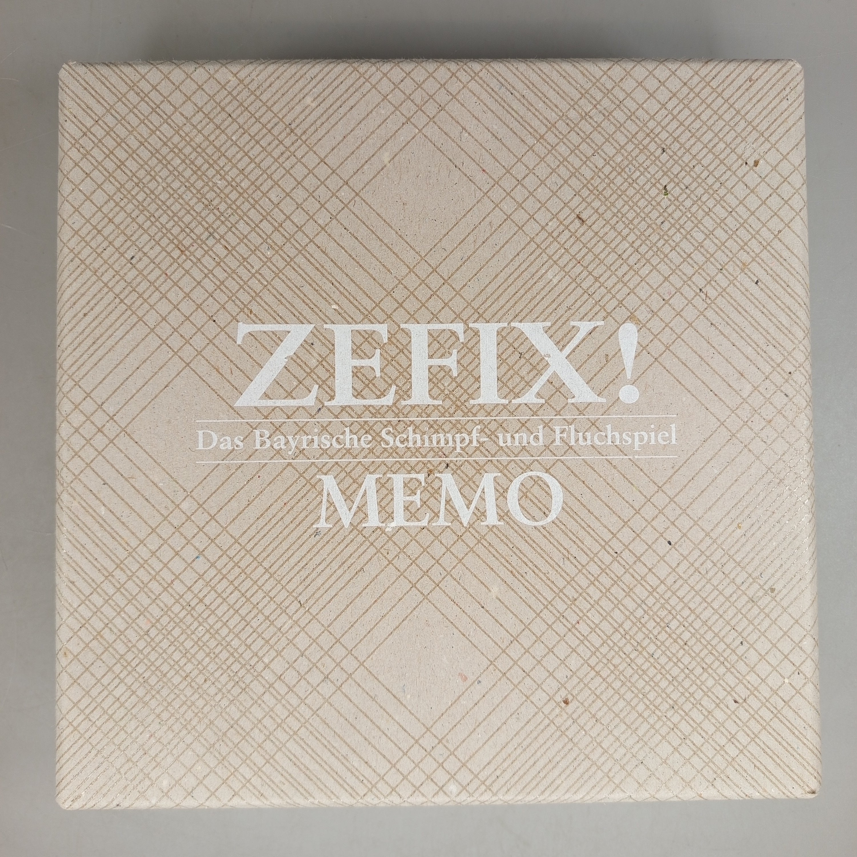 ZEFIX! Das Bayrische Schimpf- und Fluchspiel, Brettspiel, OVP